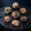 1ct Single Rough Diamond from the Diavik Mine in Canada