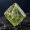 Octahedron green VS+ Uncut Rough 0.84ct