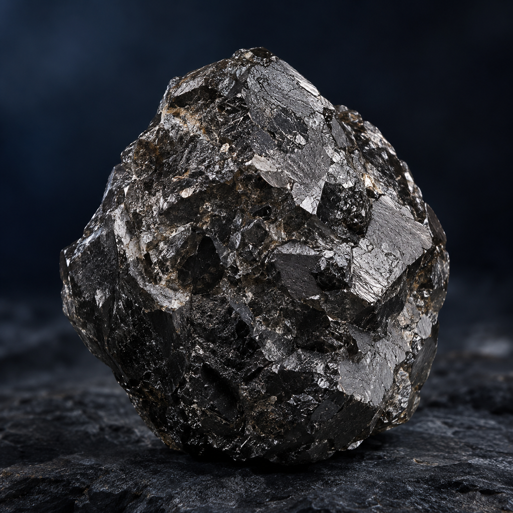 Rough Black Diamond Natural Color | Unique Specimen 15.35ct from Canada